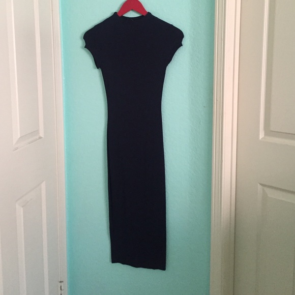 Navy blue bodycon dress