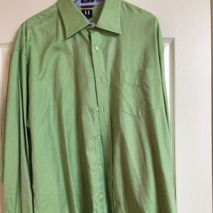 Green dress shirt