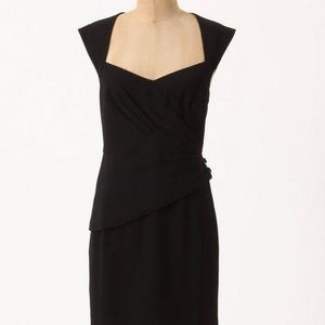 Anthropologie Maple Black Dress