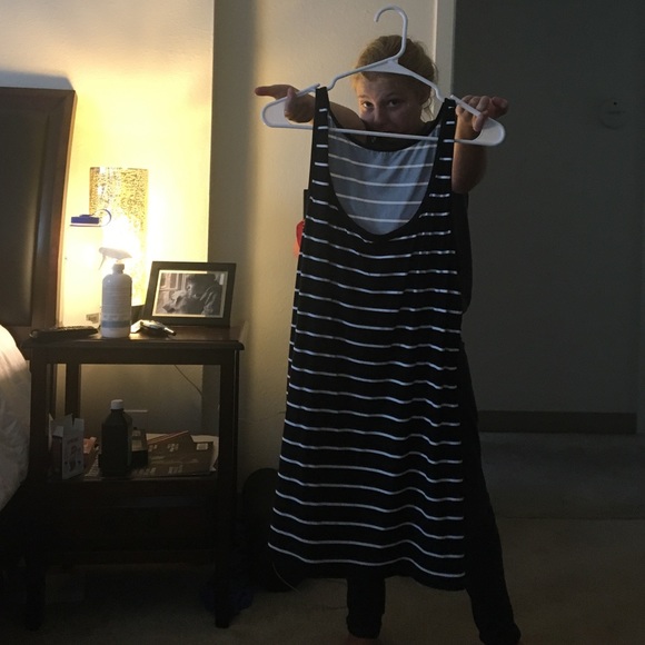 Black and white swimsuit cover