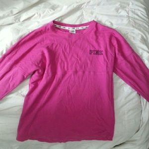 Pink crew sweater