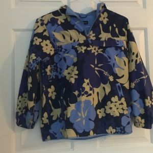 Floral rain jacket