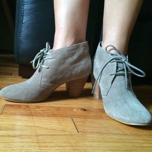 Suede heels