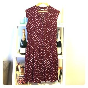 Anthropologie cap sleeve shirt dress