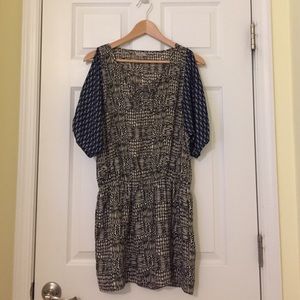 Ecote mixed print dress