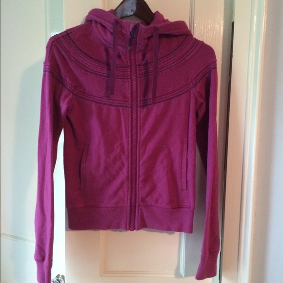 Pink embroidered hoodie