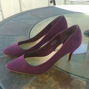 H & M Purple Pumps