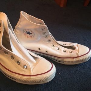 White high top converse