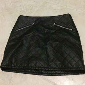 Leather skirt