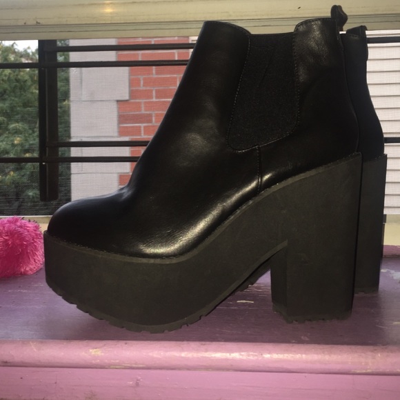Forever 21 platform booties
