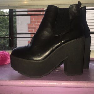 Forever 21 platform booties