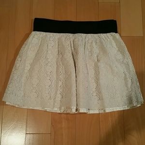 Forever 21 Banded Lace Skirt
