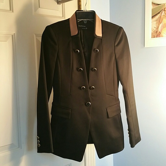 Military-style work blazer