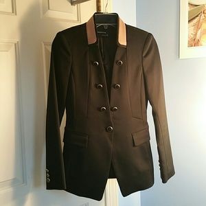 Military-style work blazer