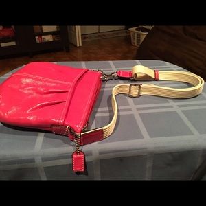 Coach Pink Patent cross body