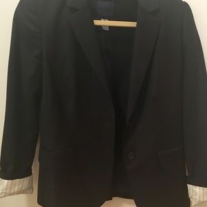 JCrew Black Blazer in Wool