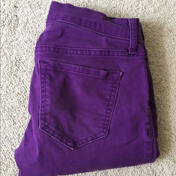 Purple Skinny Jeans