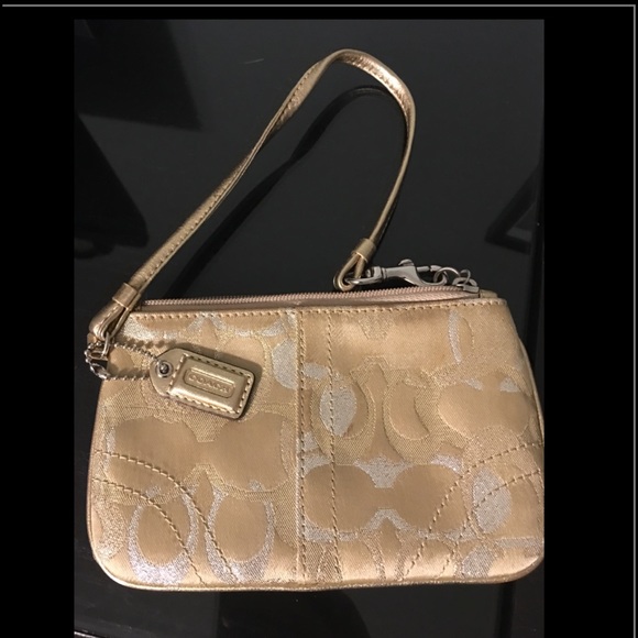 Coach mini wristlet