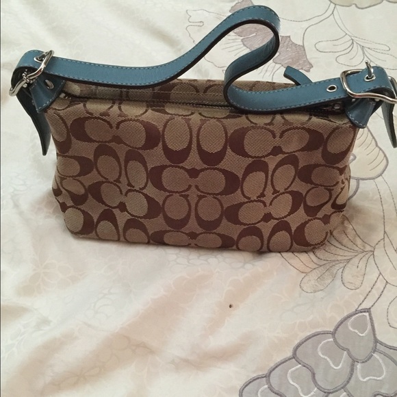 Authentic Vintage Coach Monogram Shoulder Purse - Picture 1 of 3