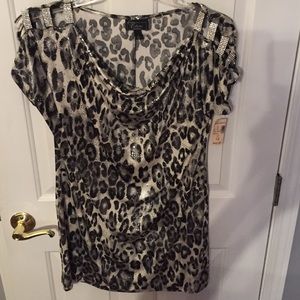 Stunning Leopard Print Tunic 🎉❤️Size 12