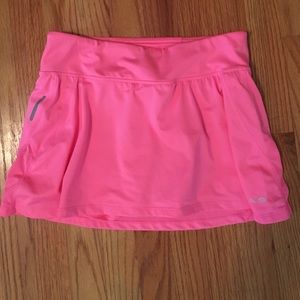 Hot pink tennis skort