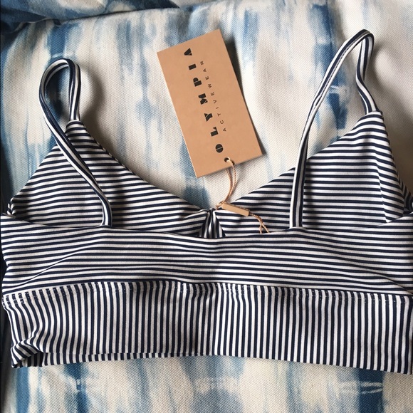 Olympia Activewear Delphine bra - stripe, size P - Picture 2 of 4