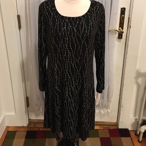 Sparkly dress.