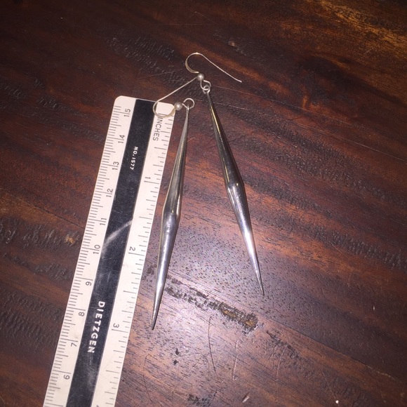 Sterling silver (plated?) earrings.