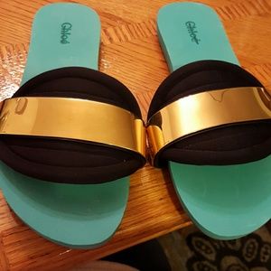 These are Chloe sandals War just one time