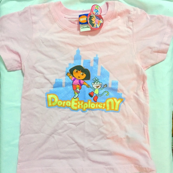 Nickelodeon Toddler Girls T-Shirts Dora the Explorer Various Toddler Sizes NWT