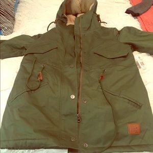 Brand new Element brand green winter coat