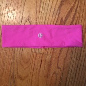 Pink lululemon headband
