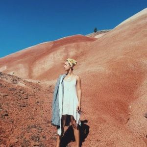 All cotton hand embroidered dress