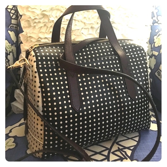 Fossil Sydney Satchel : Dots