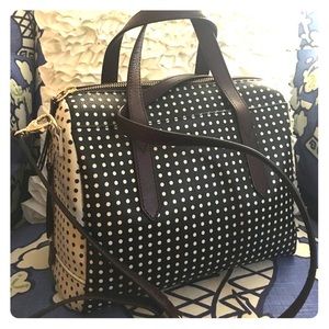Fossil Sydney Satchel : Dots