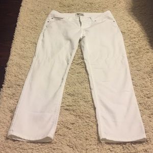 Womens white capris