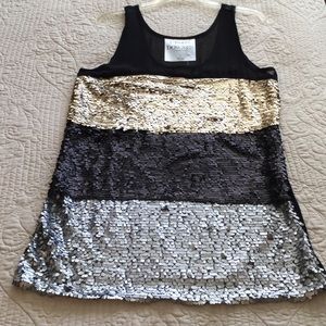 Sequin Embellished Tank Top