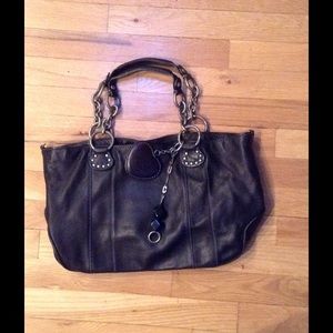 Juicy Couture Genuine Black Leather Bag