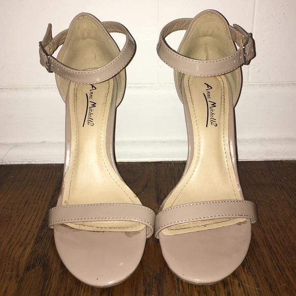 Beige Sandal Heels