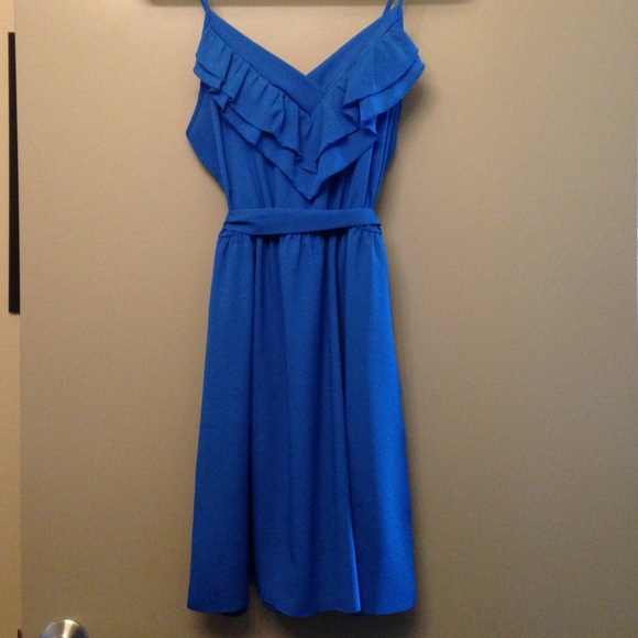 Lush cobalt blue dress