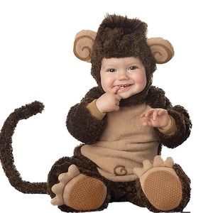 Infant Toddler Monkey Halloween Costume 12-18 mos