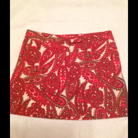 J. Crew paisley Skirt size 4