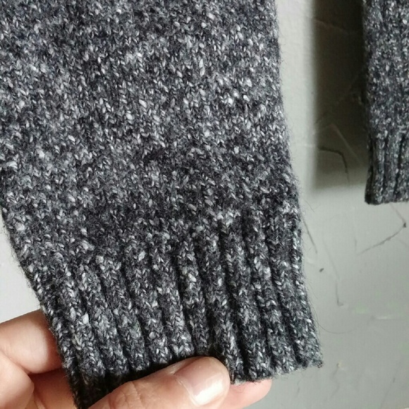 Gray cropped sweater tights