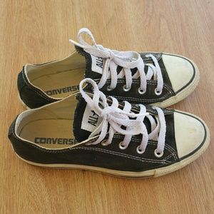 Black low top Chucks