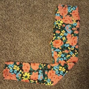 Lularoe os floral leggings