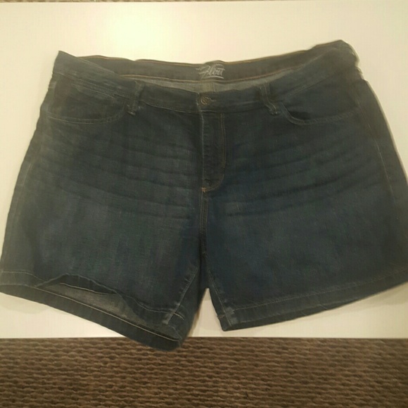 Old navy blue Jean shorts