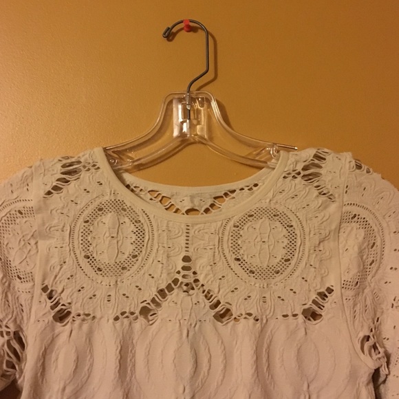 SOLD 🍮superstretchy cream bodycon MINI!🍮 - Picture 2 of 3