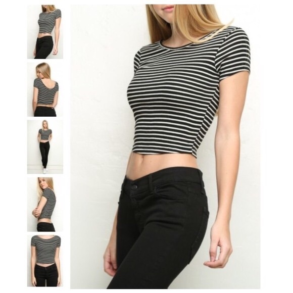 brandy striped top