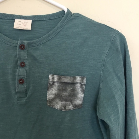 zara henley shirt