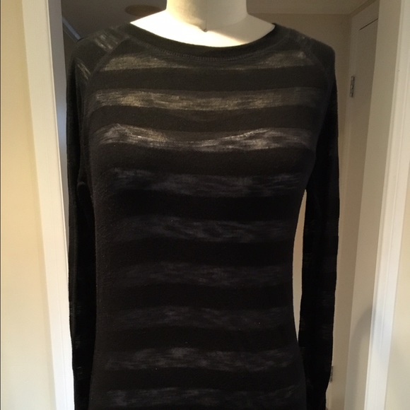 Sheer Black Sweater